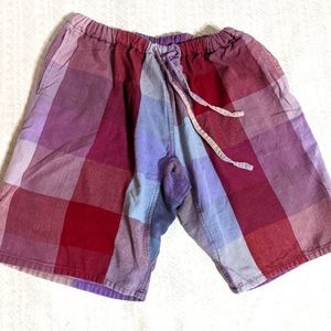 Jewel Tone Color Block Casual Shorts